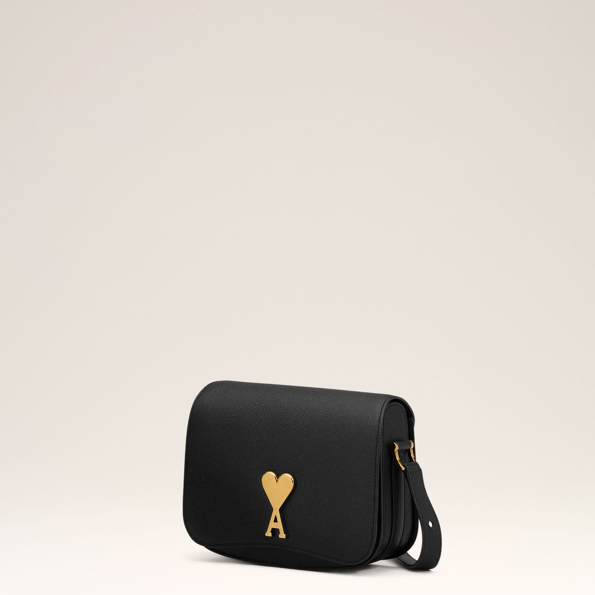 Black Leather Paris Paris Bag