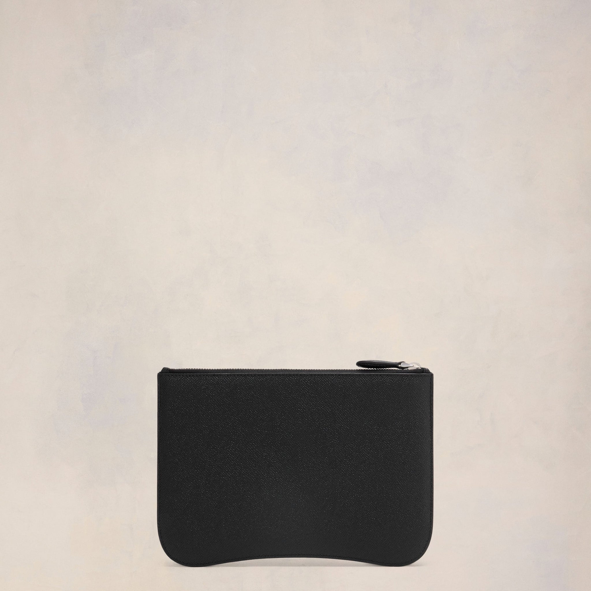 Black Leather Paris Paris Pouch