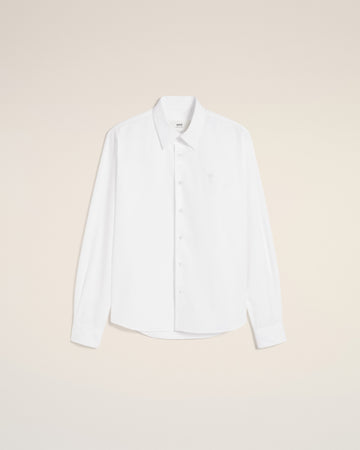 White Cotton Ami de Coeur Classic Shirt