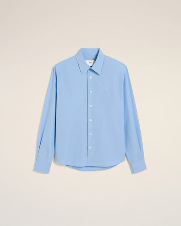 Blue Cotton Ami de Coeur Classic Shirt
