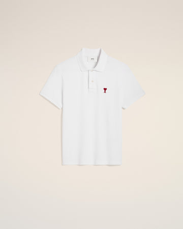 White Organic Cotton Ami De Coeur Polo Shirt