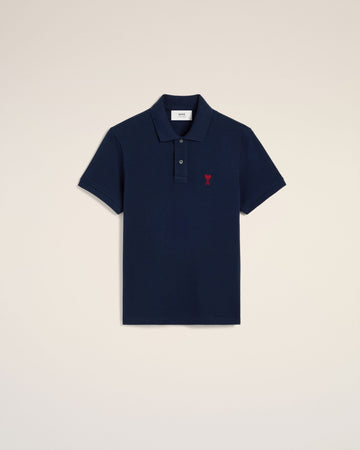 Bleu Organic Cotton Ami De Coeur Polo Shirt