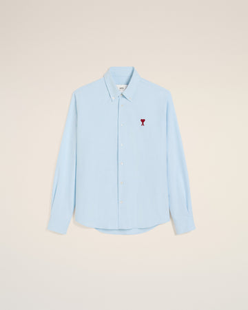 Blue Cotton Button Down Ami De Coeur Shirt