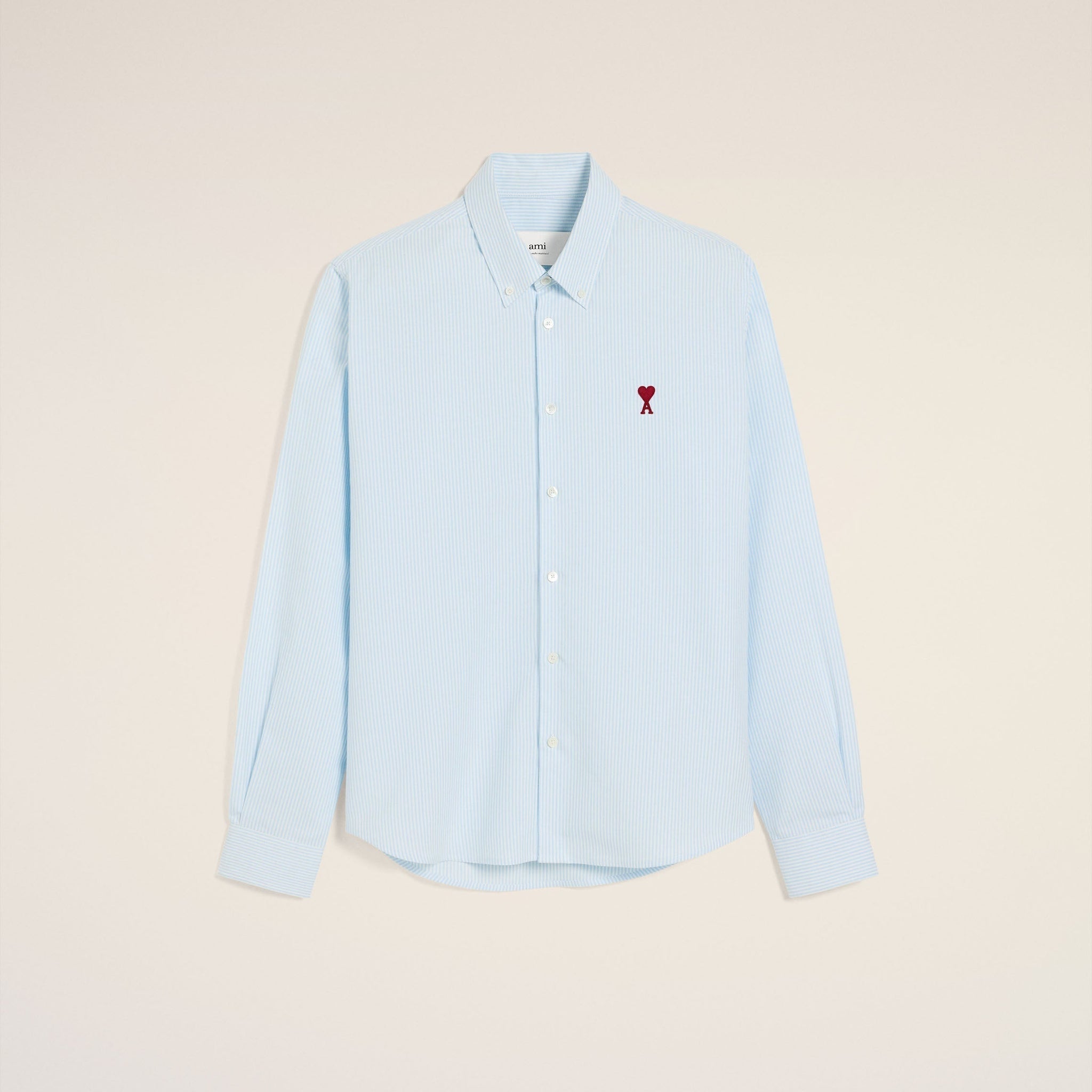 Blue Cotton Button Down Ami De Coeur Shirt