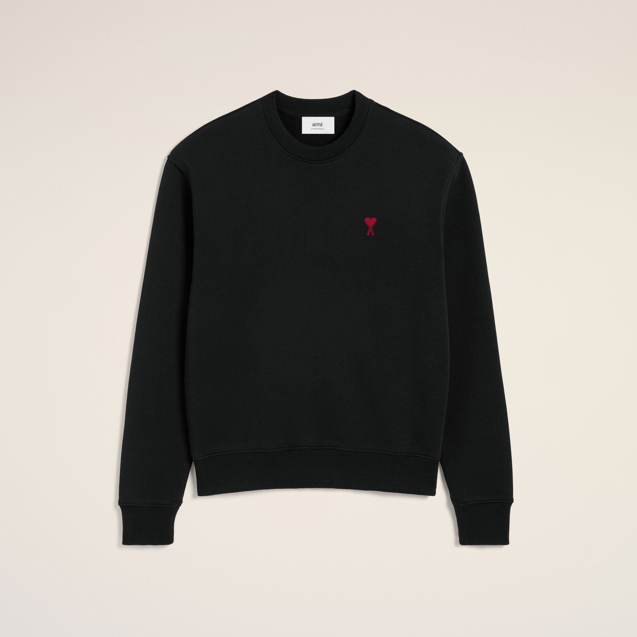 Black Organic Cotton Ami De Coeur Sweatshirt