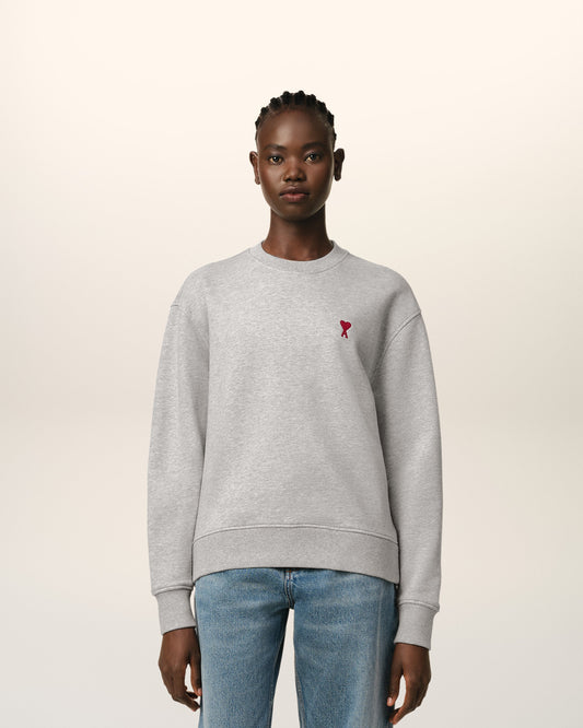 Grey Cotton Ami de Coeur Sweatshirt