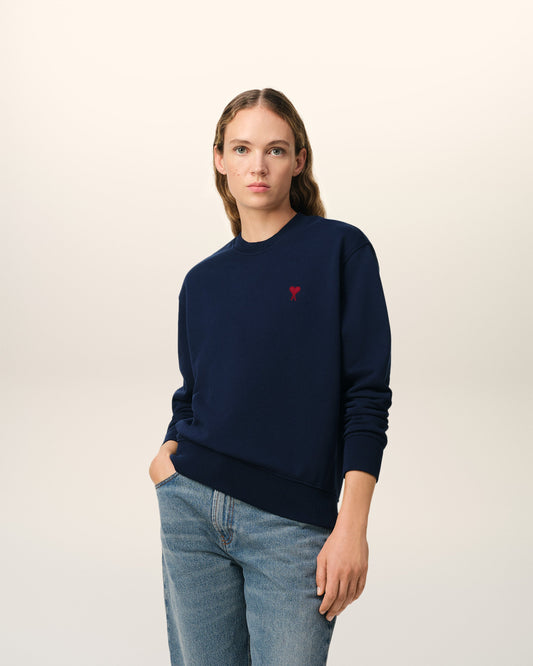 Blue Organic Cotton Ami De Coeur Sweatshirt