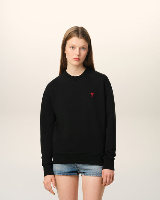 Black Organic Cotton Ami De Coeur Sweatshirt