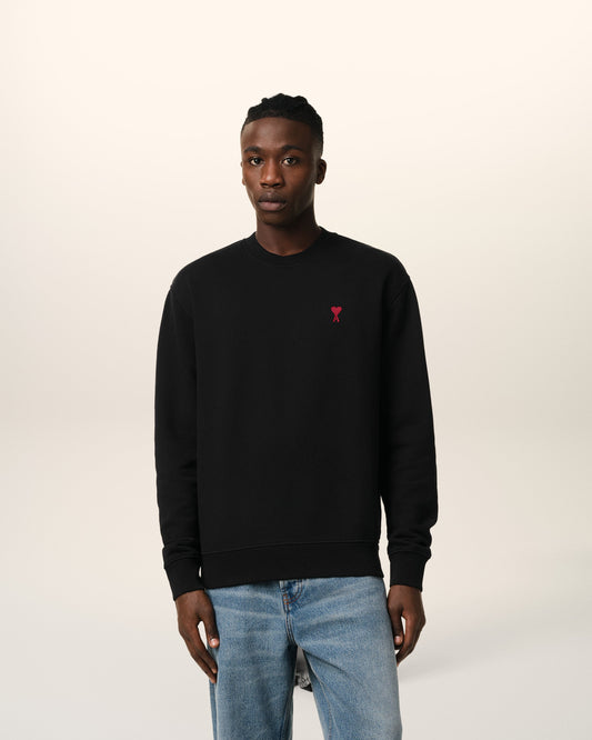 Black Organic Cotton Ami De Coeur Sweatshirt