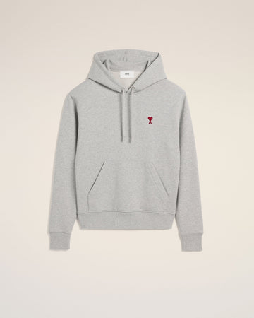 Grey Cotton Ami de Coeur Hoodie