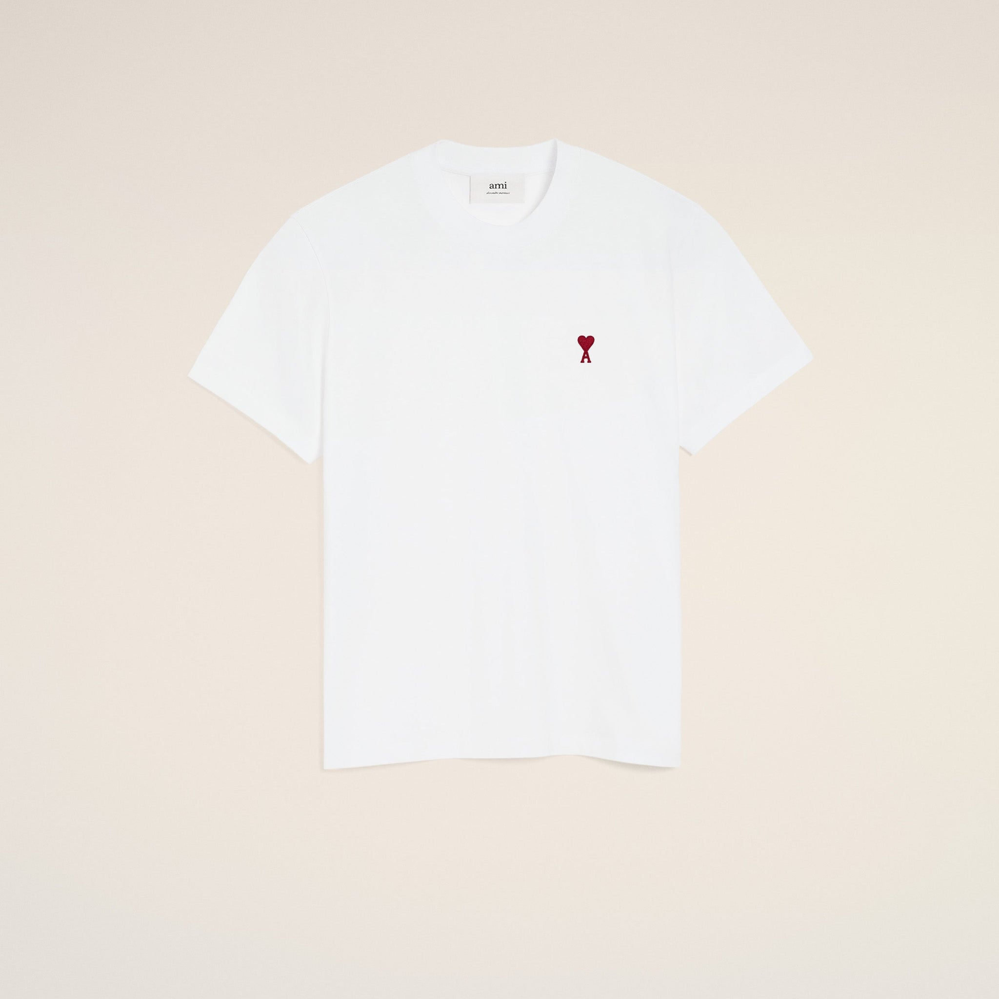 White Organic Cotton  Ami De Coeur T-shirt