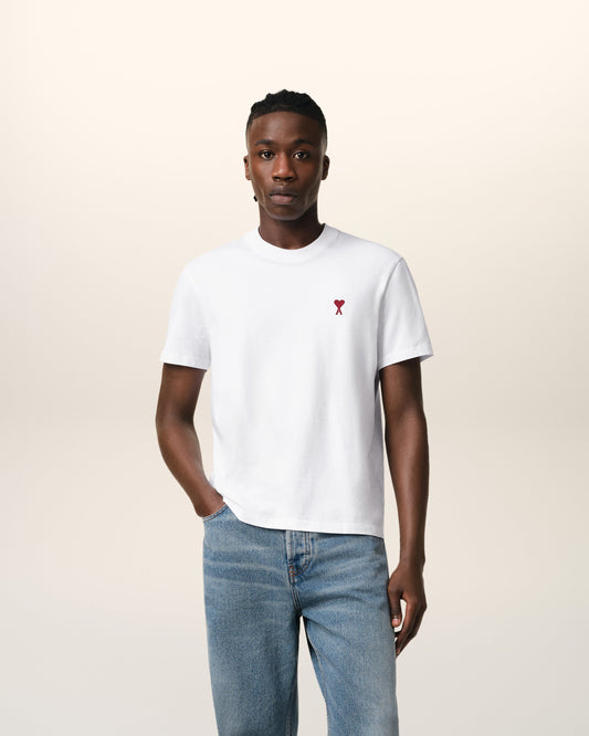 White Organic Cotton  Ami De Coeur T-shirt