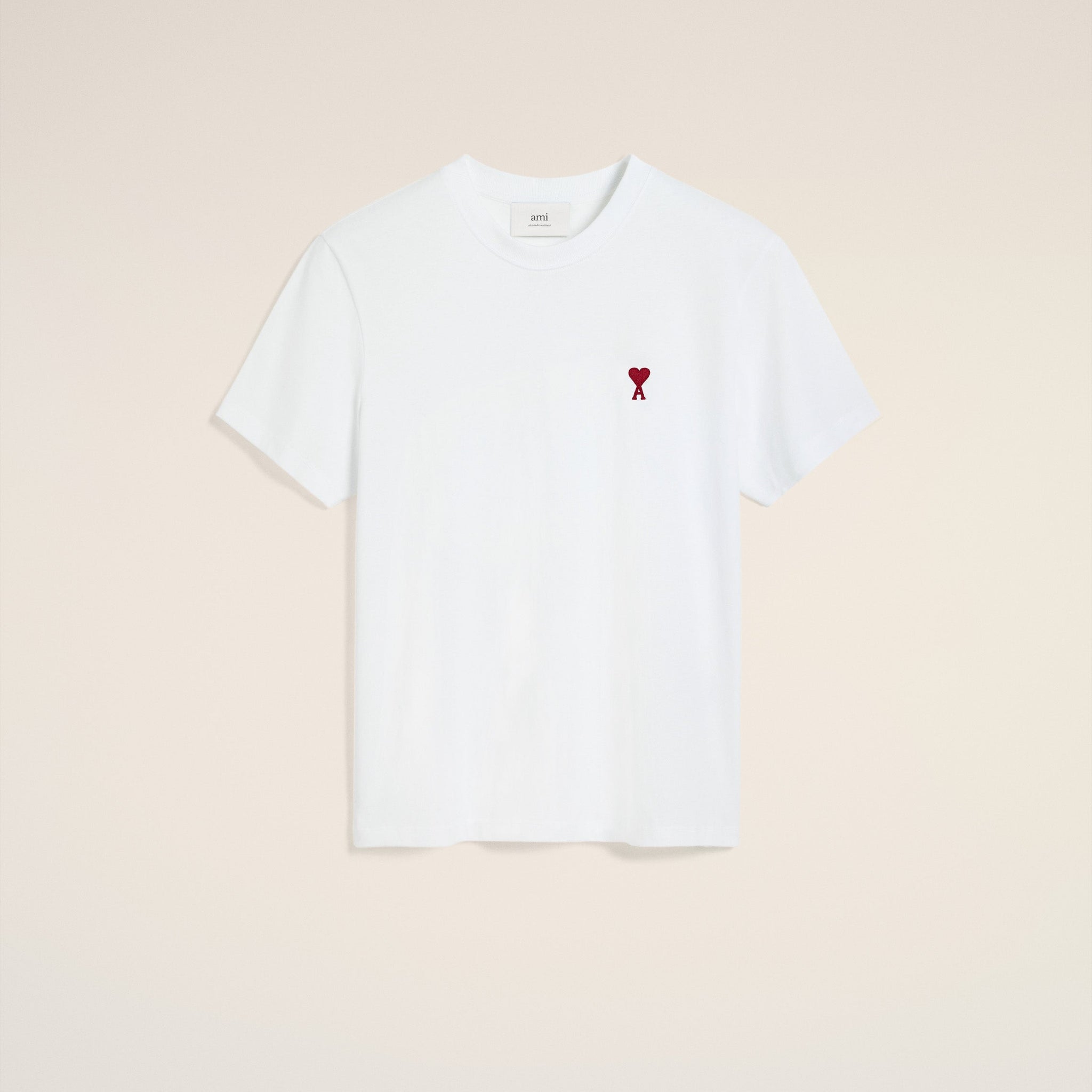 White Organic Cotton  Ami De Coeur T-shirt