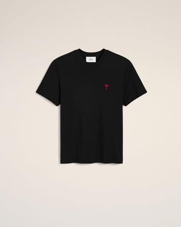 Black Organic Cotton  Ami De Coeur T-shirt