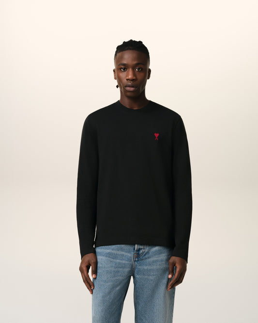 Black Organic Cotton Ami De Coeur T-shirt