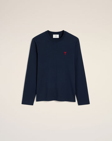 Blue Organic Cotton  Ami De Coeur T-shirt