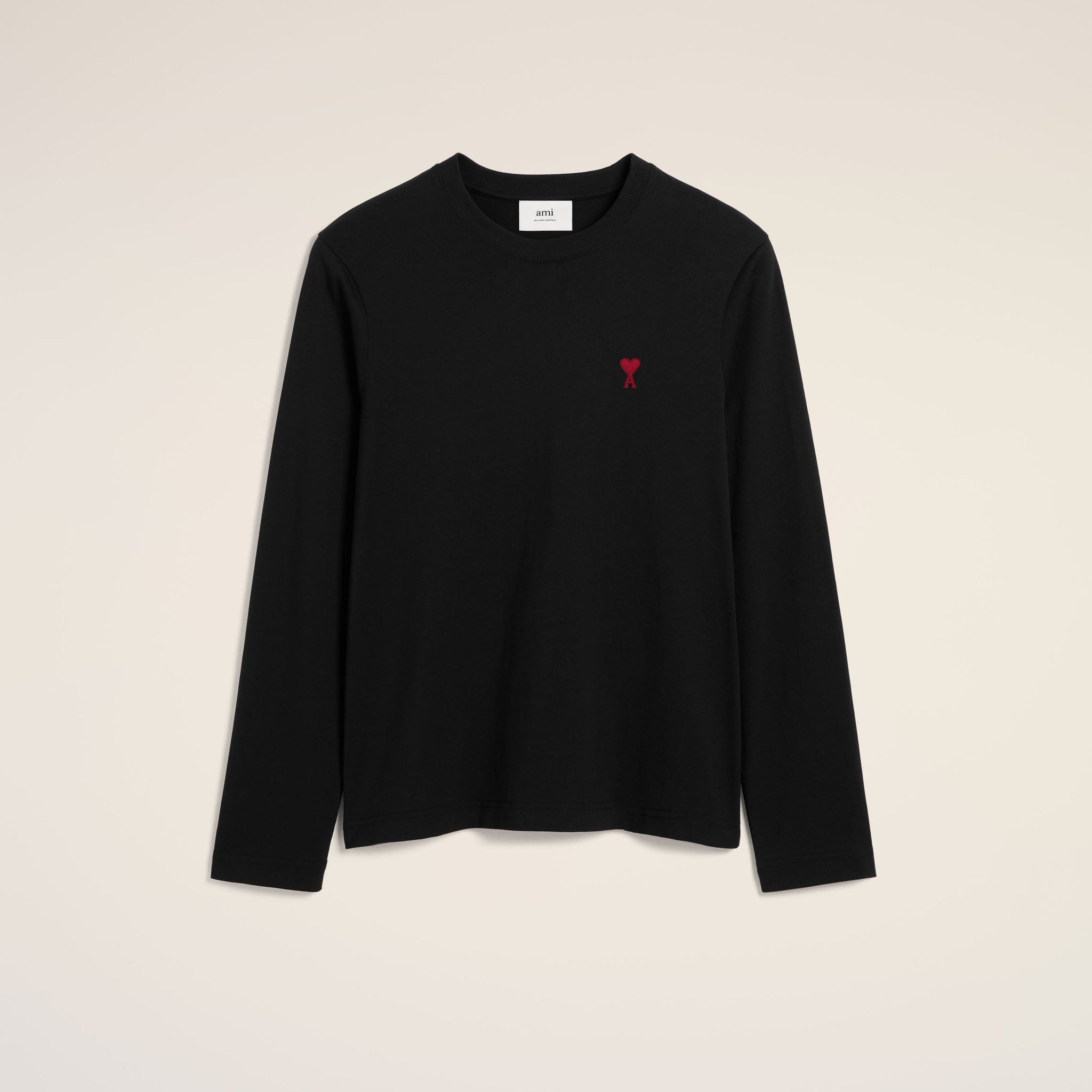 Black Organic Cotton Ami De Coeur T-shirt