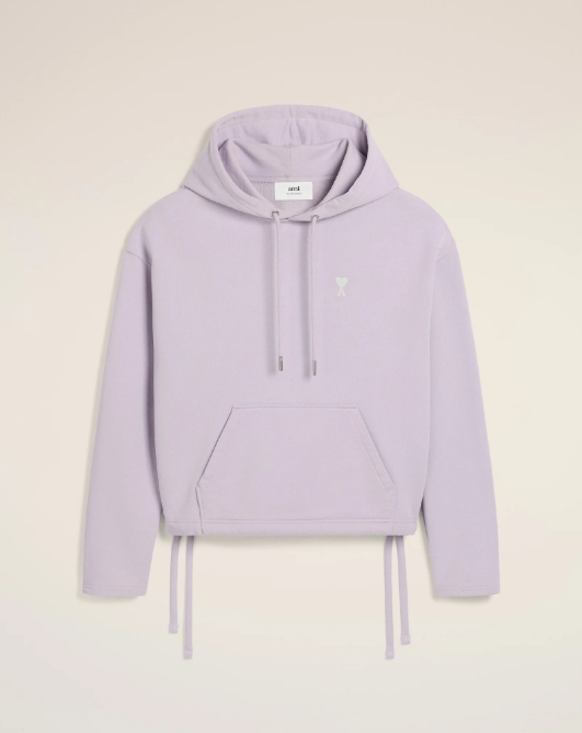 Purple Cotton Ami de Coeur Hoodie