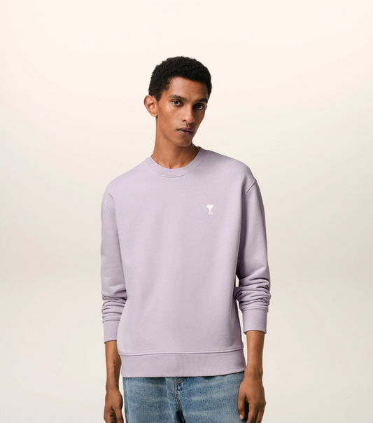 Purple Cotton Ami de Coeur Sweatshirt