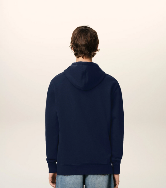 Navy Cotton Ami de Coeur Hoodie