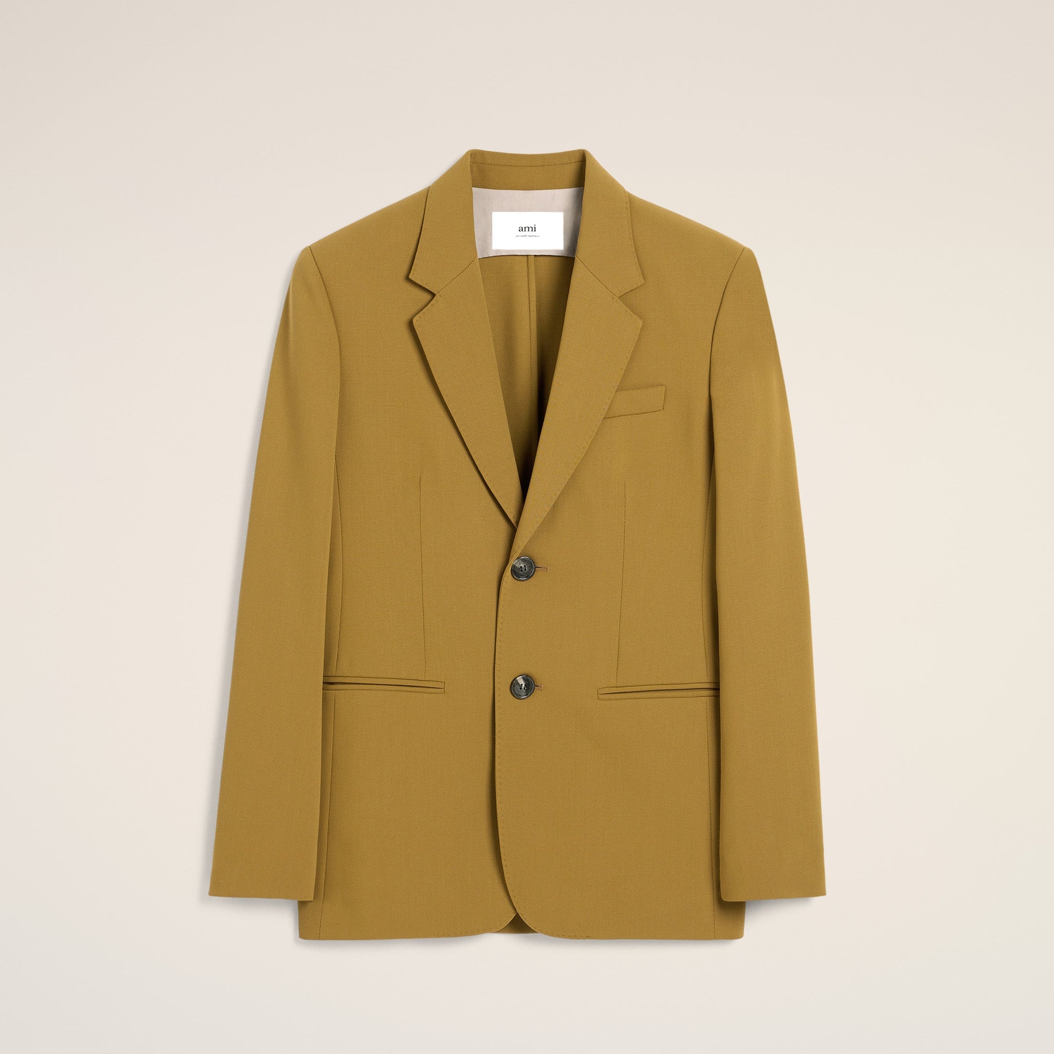 Mustard Wool Semi-Lined Jacket