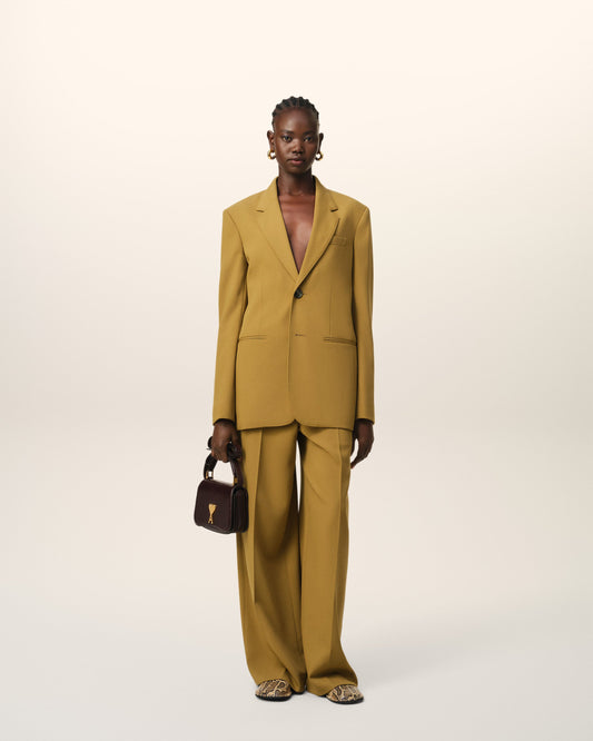 Mustard Wool Semi-Lined Jacket