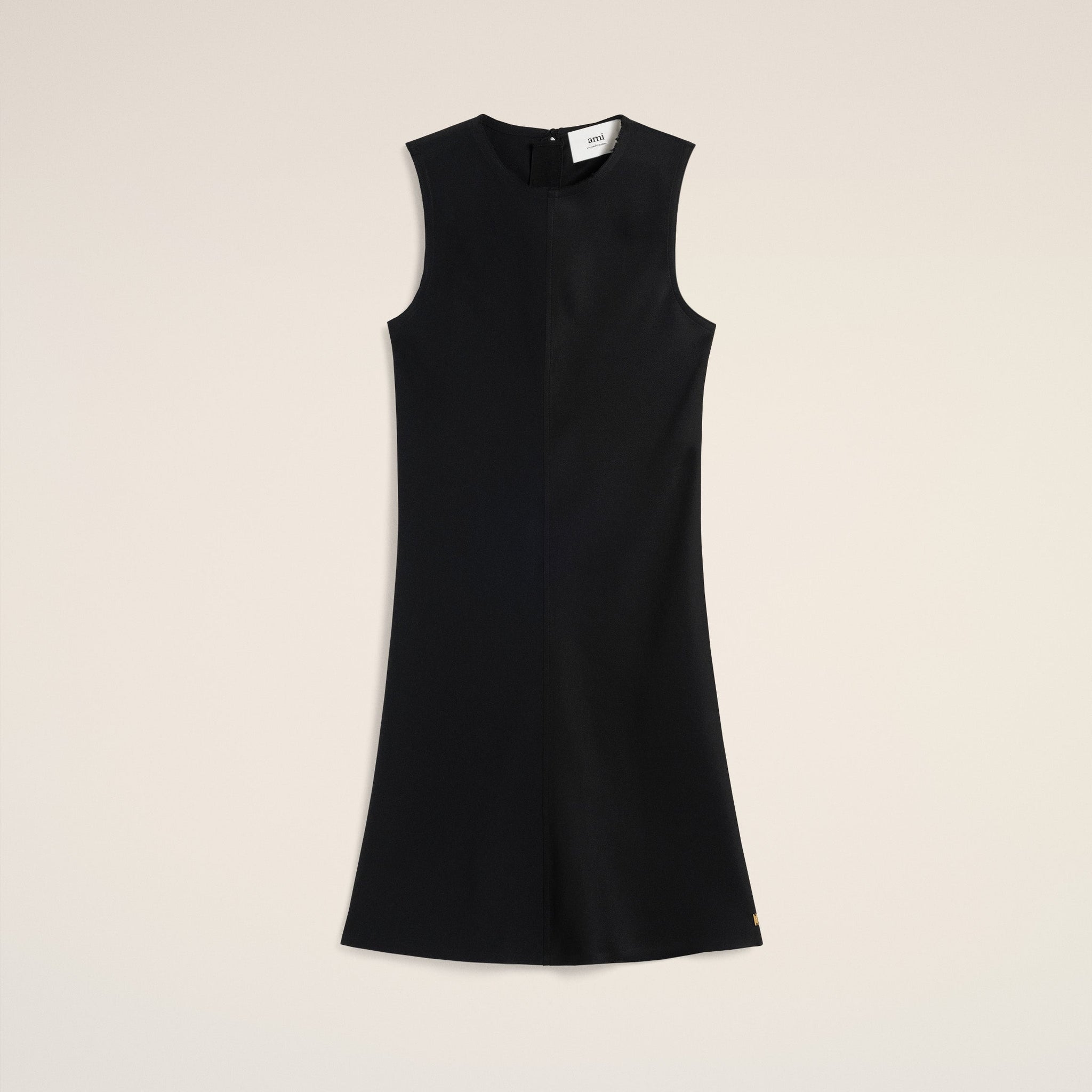 Black Straight Short Dress