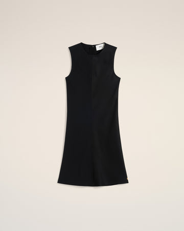 Black Straight Short Dress