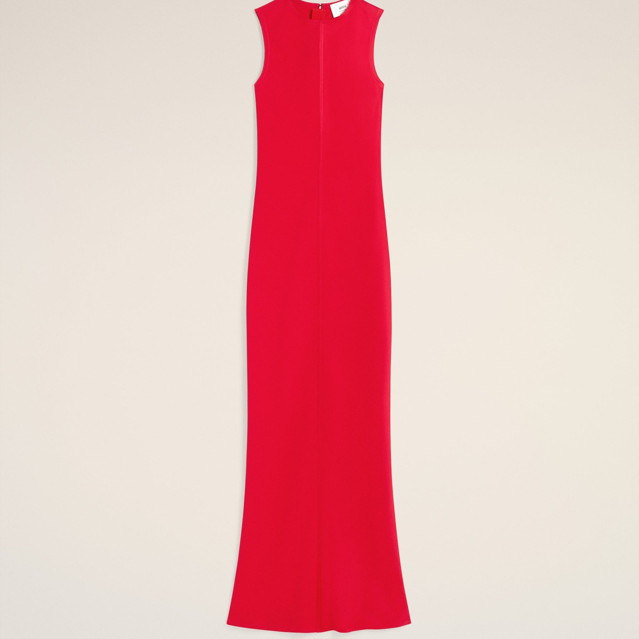 Red Long Straight Dress