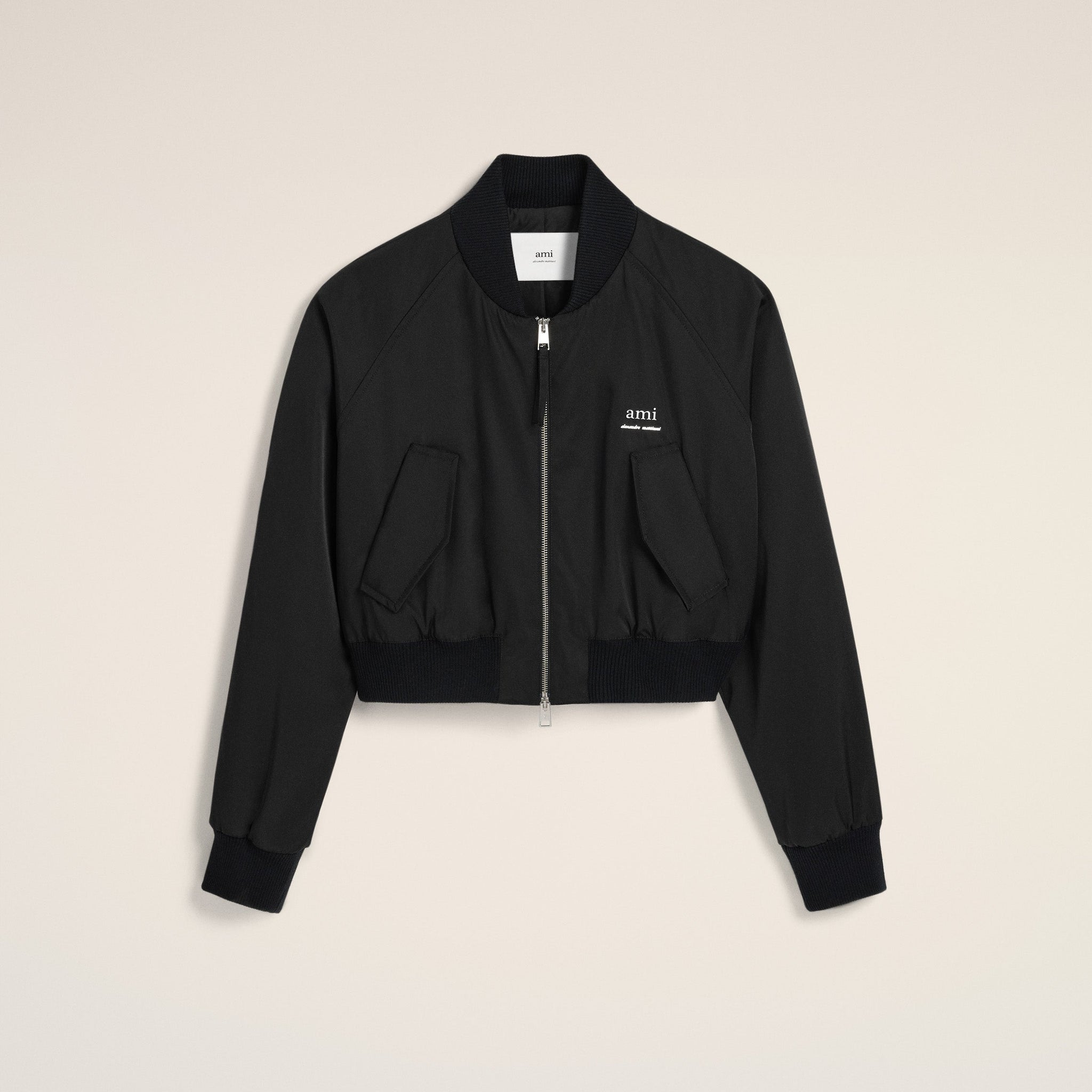 Black Twill Bomber