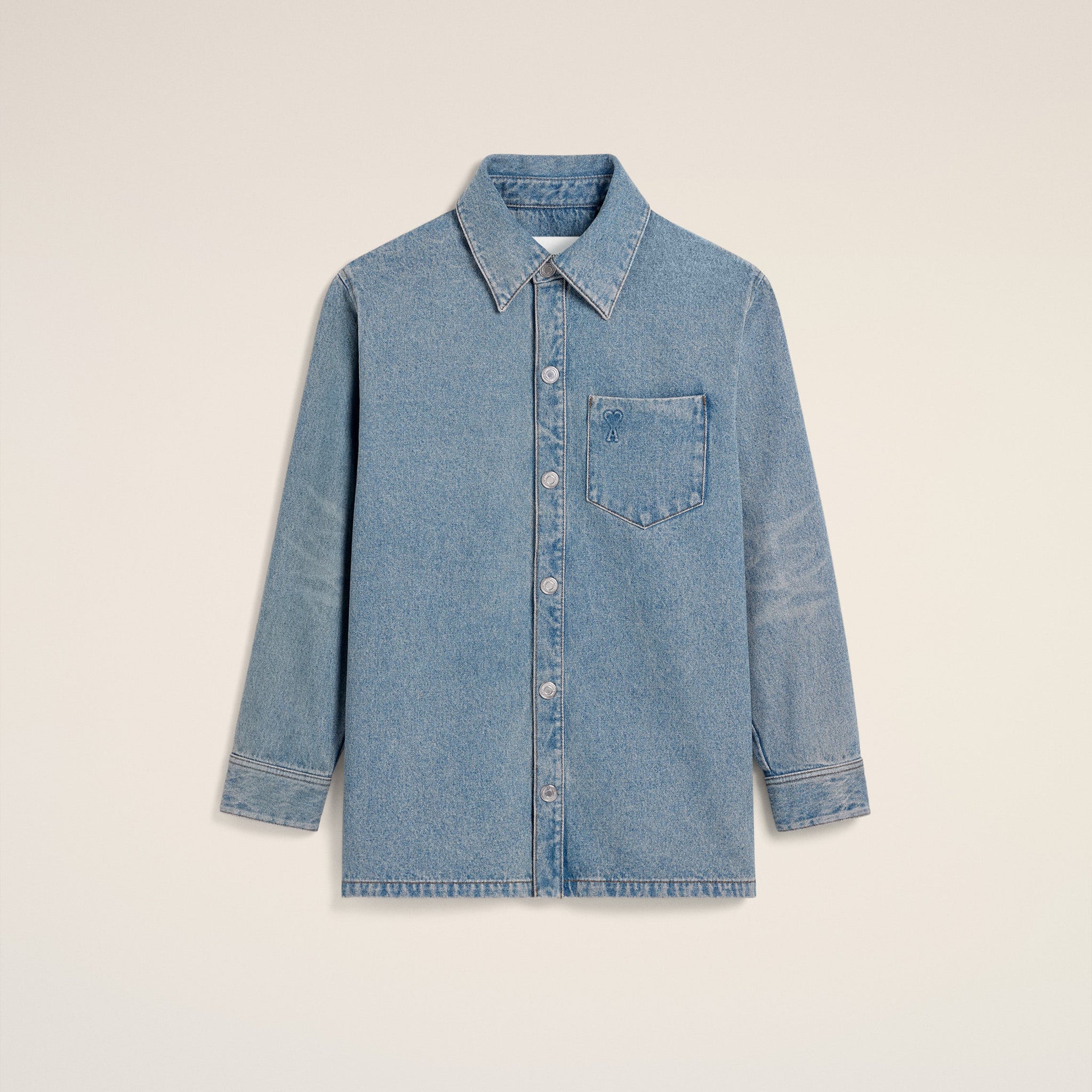 Blue Cotton Ami de Coeur Overshirt