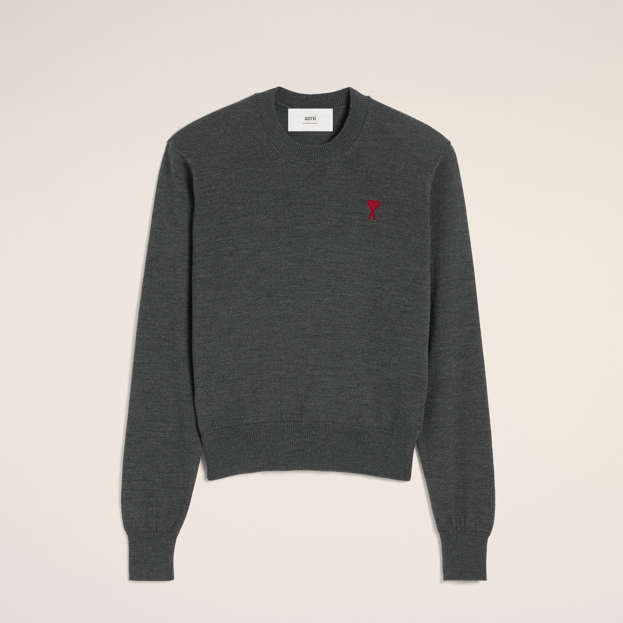 Red Ami de Coeur Crew Neck Sweater