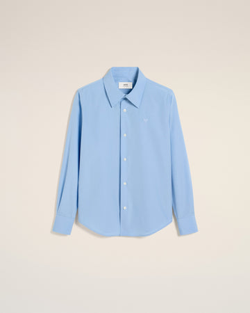 Blue Cotton Ami de Coeur Classic Shirt