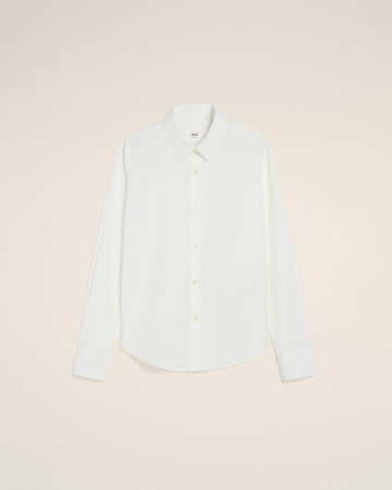White Cotton Ami de Coeur Classic Shirt