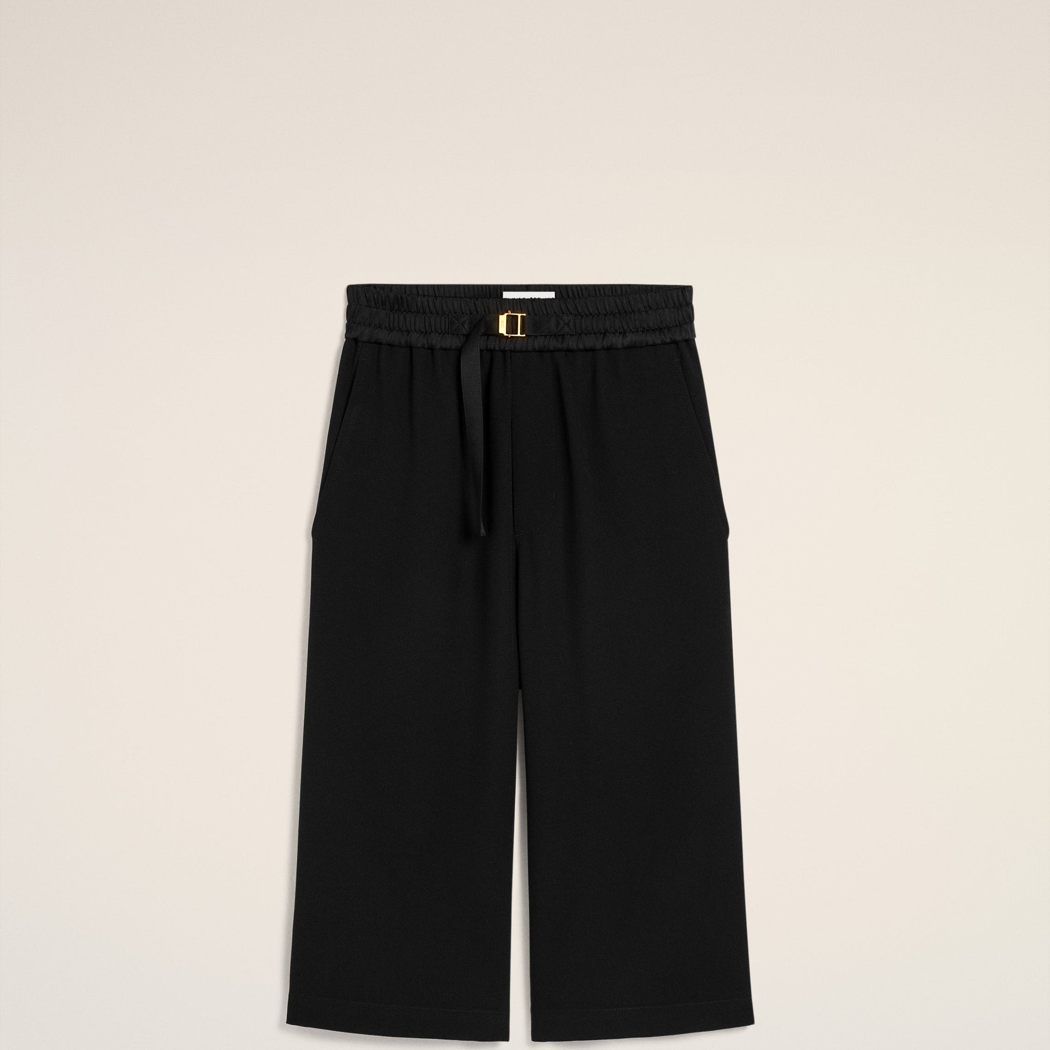 Black Large Fit Elasticated Short