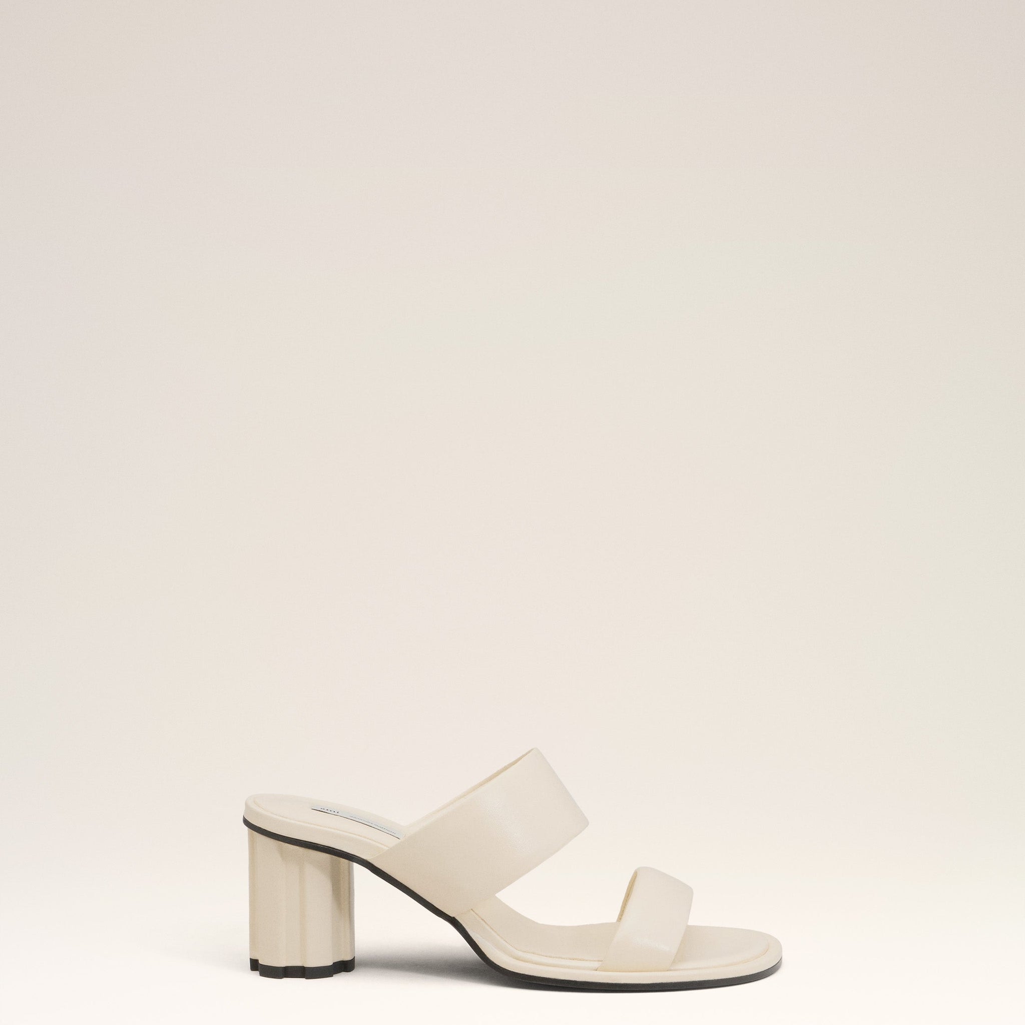 Beige Leather Piano Sandals