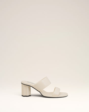 Beige Leather Piano Sandals