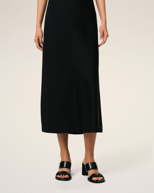 Black Leather Piano Sandals