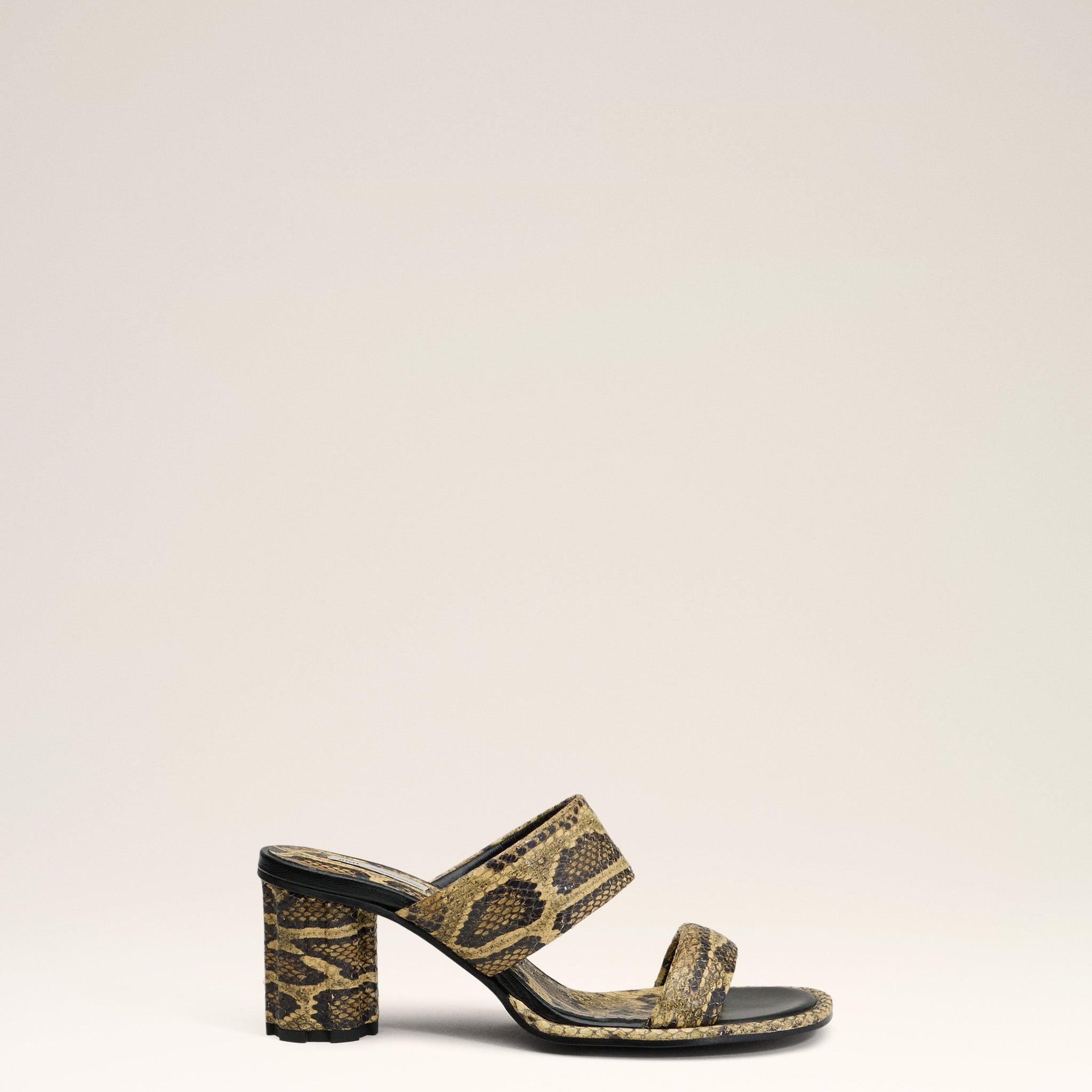 Beige Leather Piano Sandals