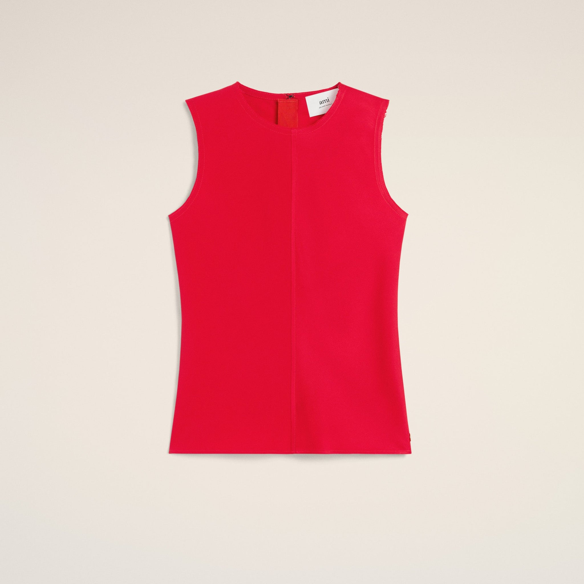 Red Sleeveless Top