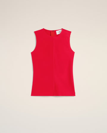 Red Sleeveless Top