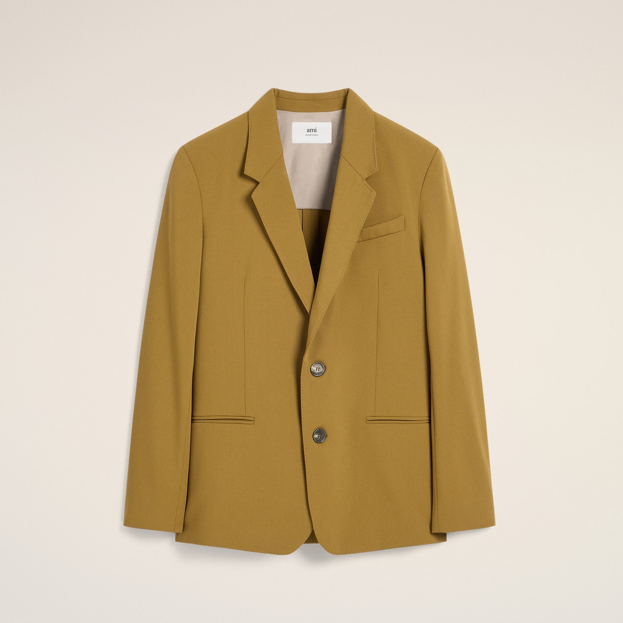 Mustard Wool Semi-Lined Jacket