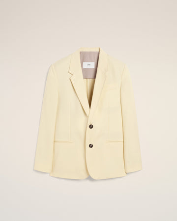 Yellow Wool Semi-Lined Jacket
