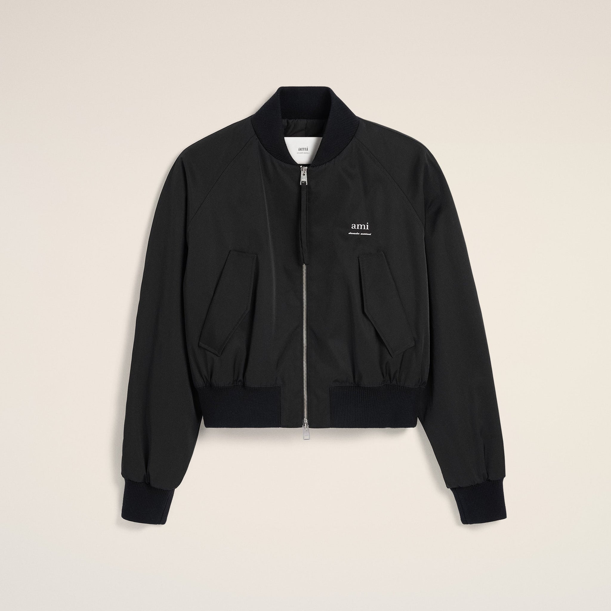 Black Twill Bomber