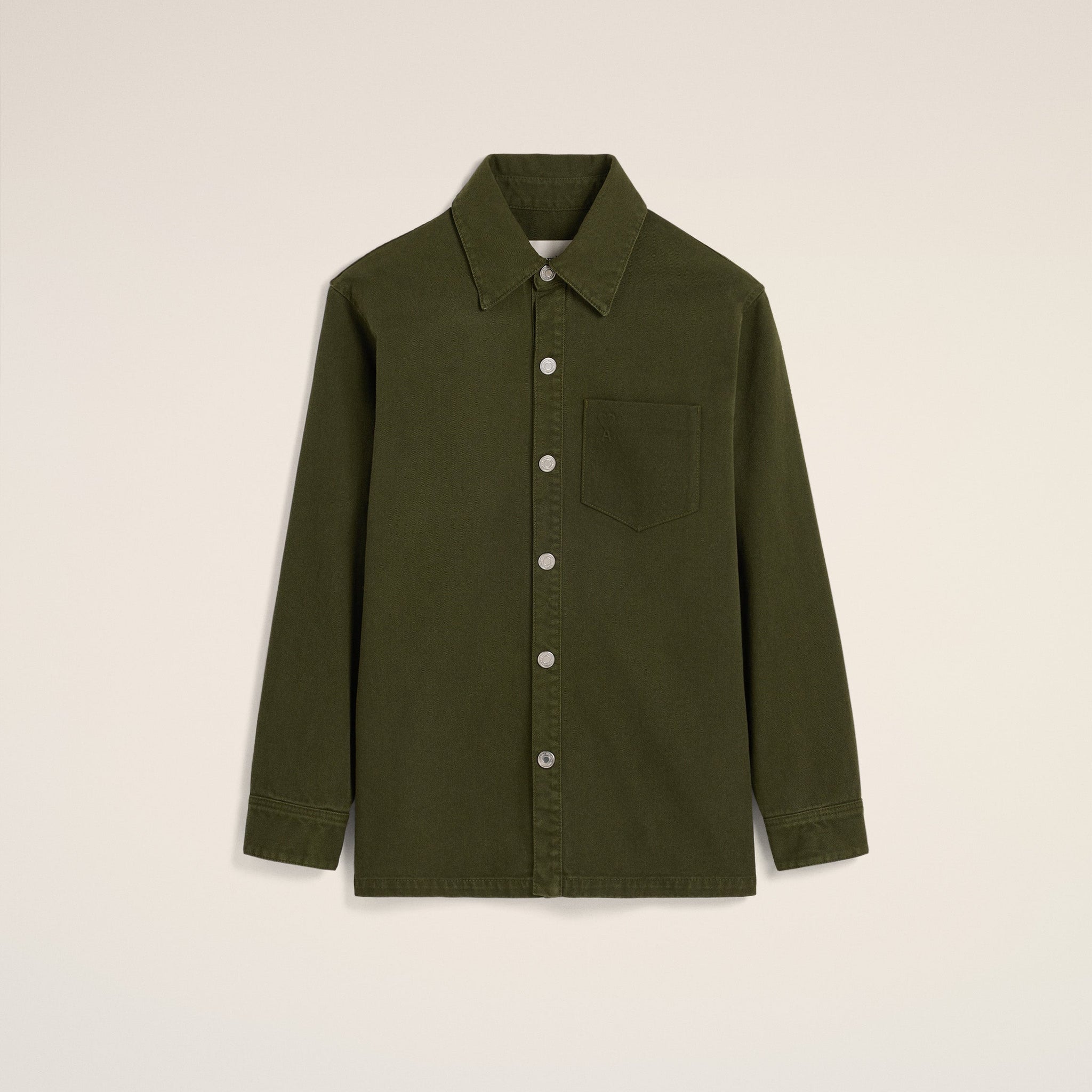 Green Cotton Ami de Coeur Overshirt