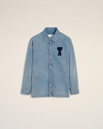 Blue Cotton Ami de Coeur Overshirt