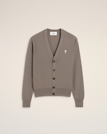 Beige Wool Ami de Coeur Cardigan