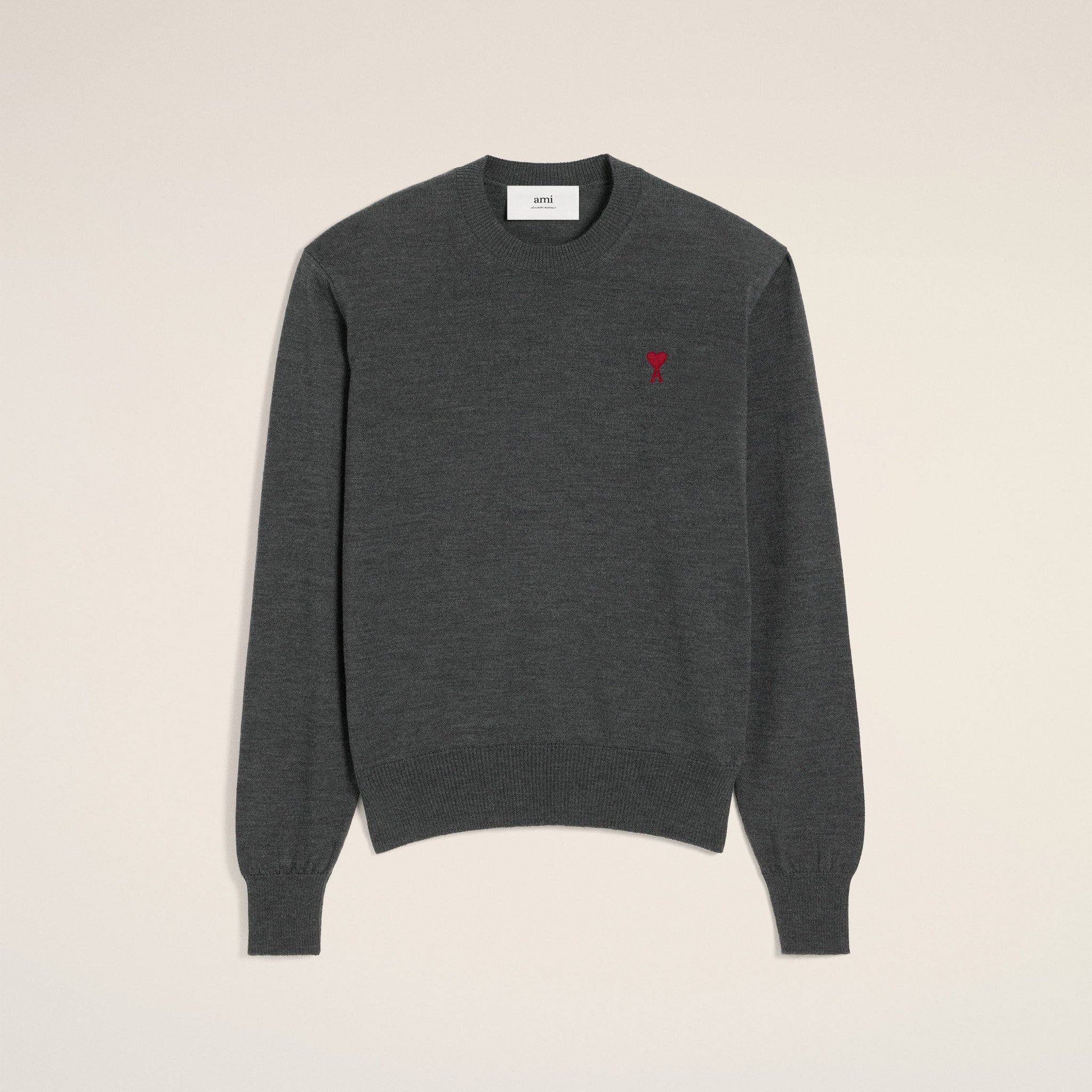 Red Ami de Coeur Crew Neck Sweater