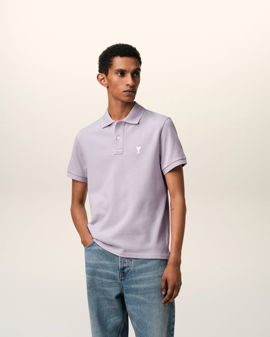 Purple Cotton Ami de Coeur Polo Shirt