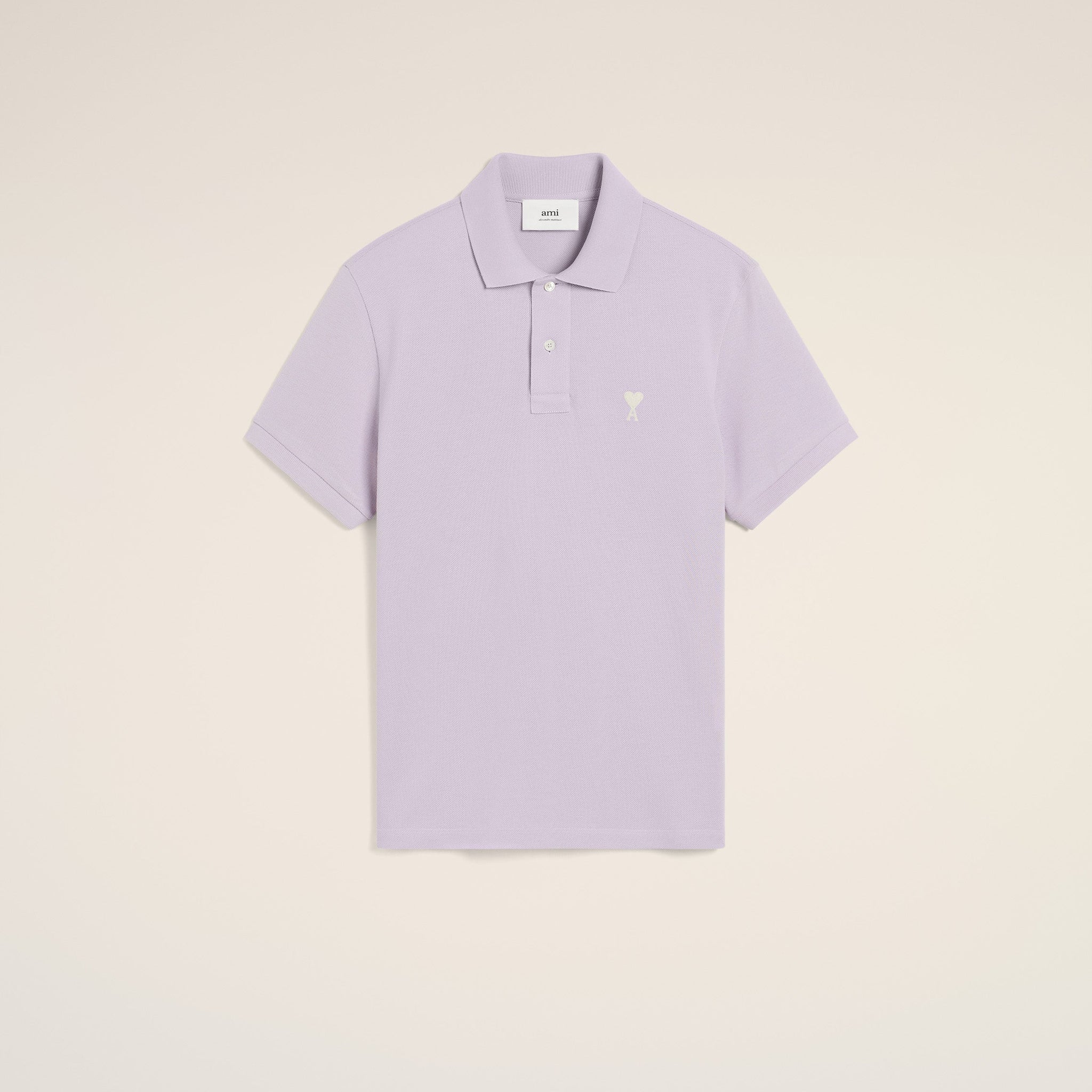 Purple Cotton Ami de Coeur Polo Shirt